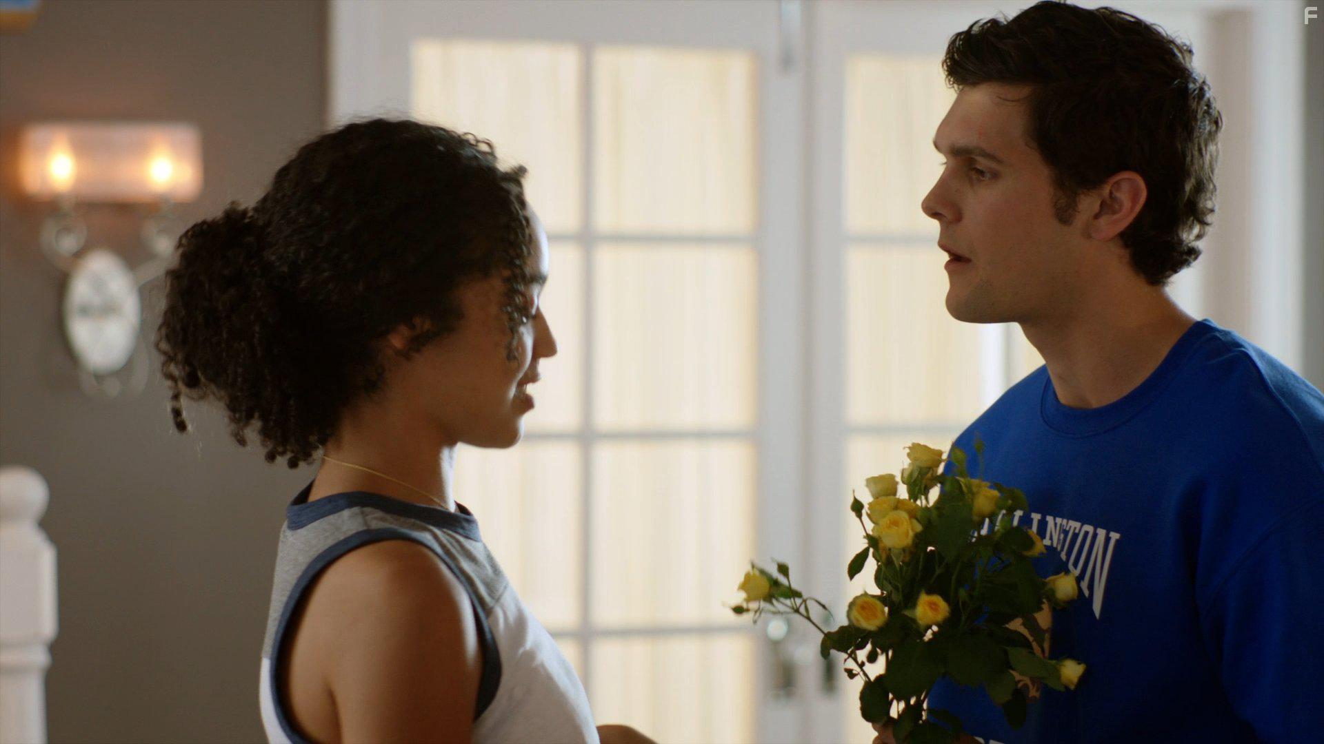 Aisha Dee and Dylan McTee in Sweet/Vicious (2016)