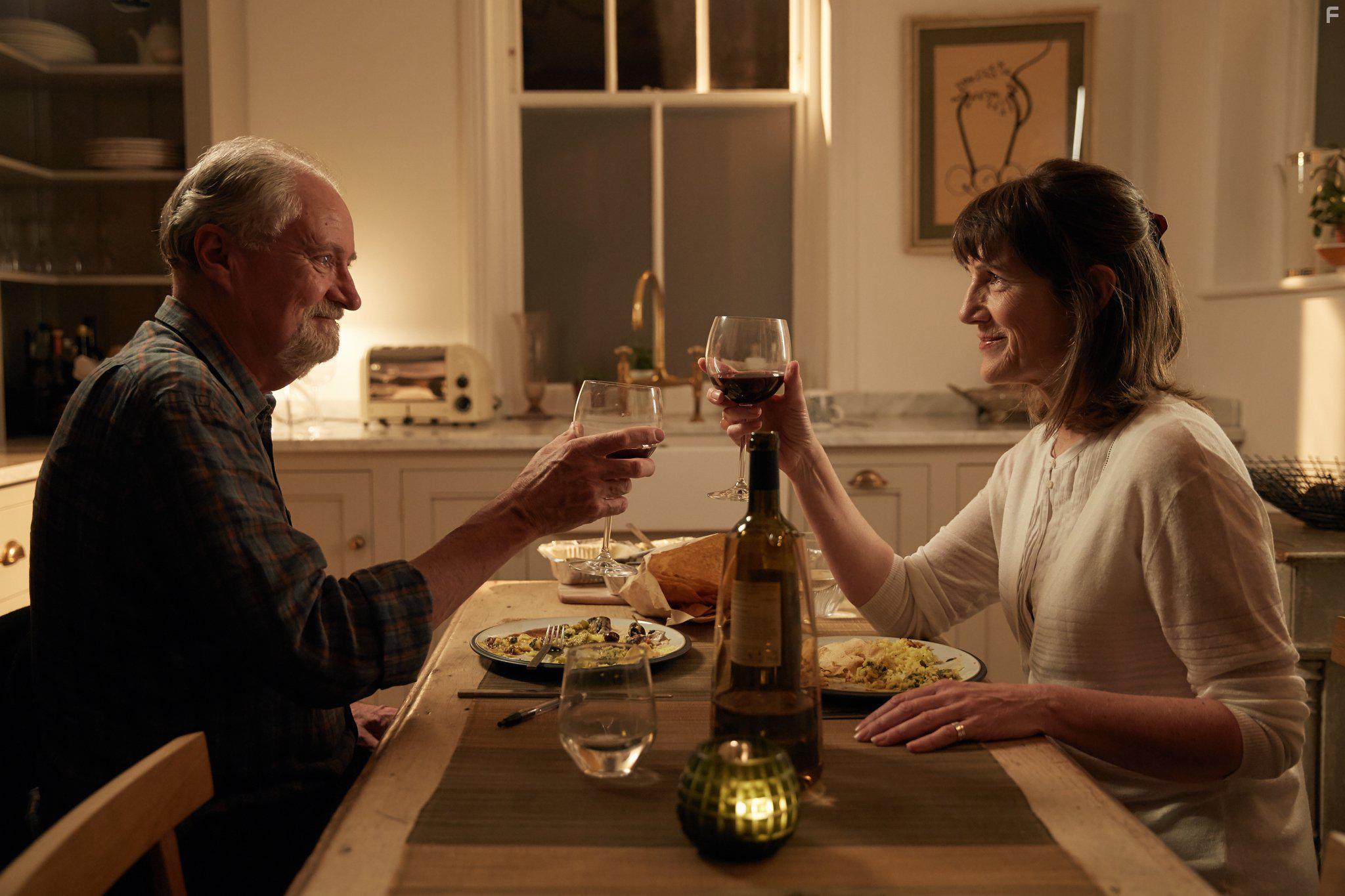 Jim Broadbent and Harriet Walter in The Sense of an Ending (2017)