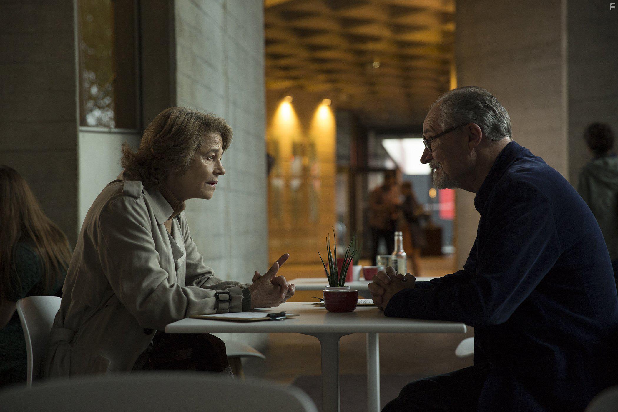 Jim Broadbent and Charlotte Rampling in The Sense of an Ending (2017)
