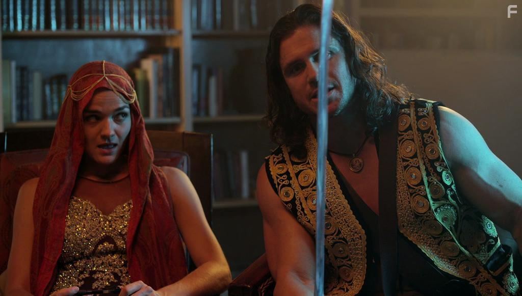John Hennigan and Jamie Bernadette in Sinbad and the War of the Furies (2016)