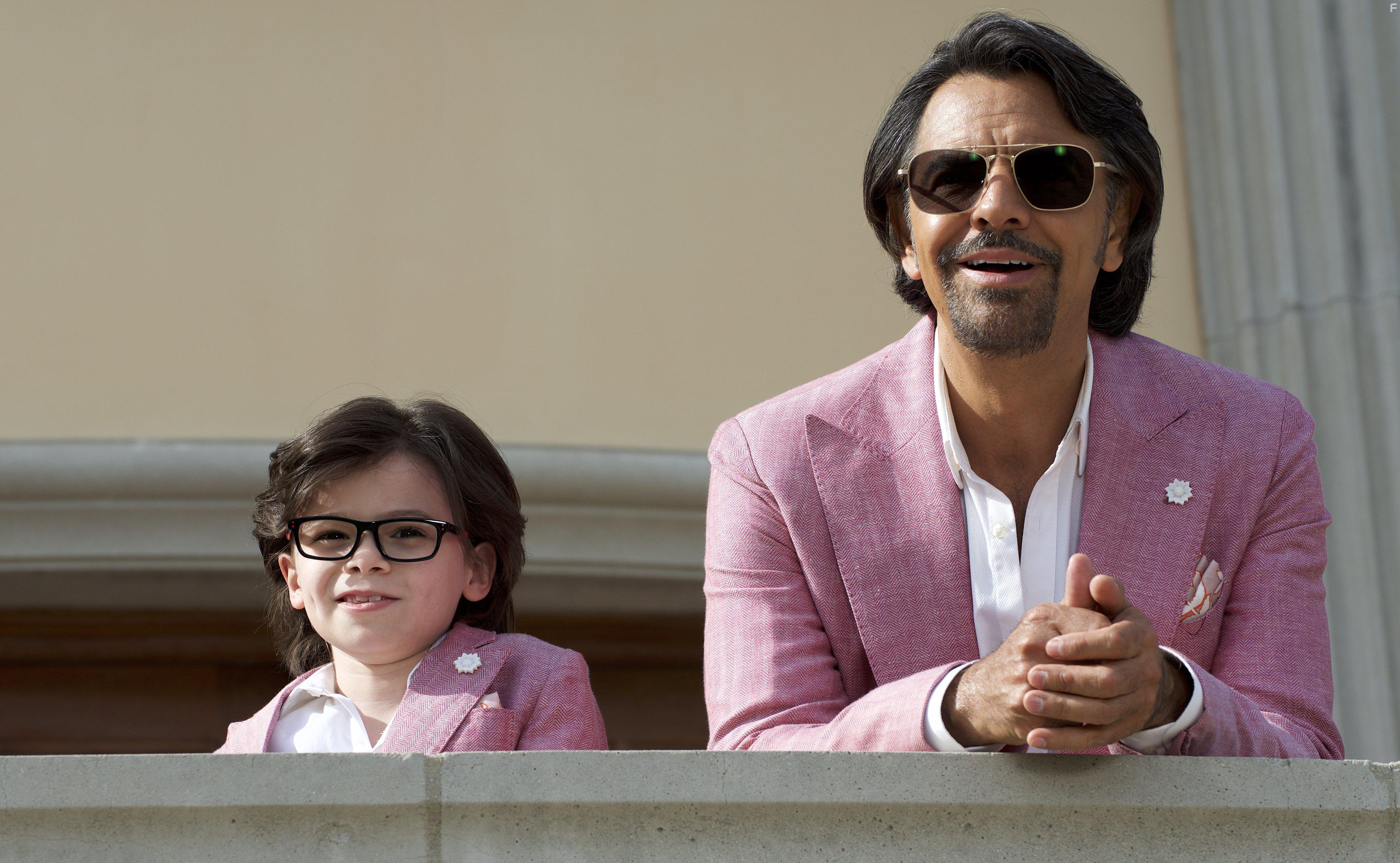 Eugenio Derbez and Raphael Alejandro in How to Be a Latin Lover (2017)
