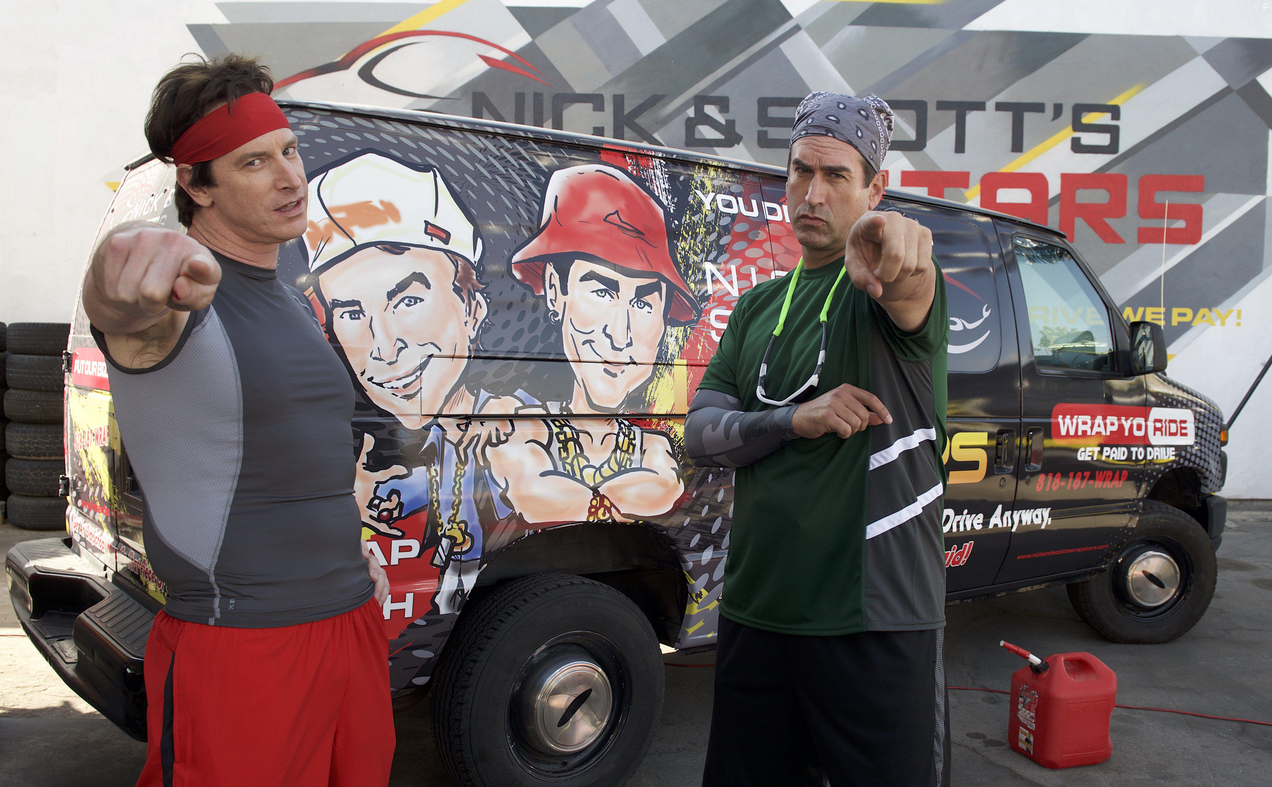 Rob Huebel and Rob Riggle in How to Be a Latin Lover (2017)