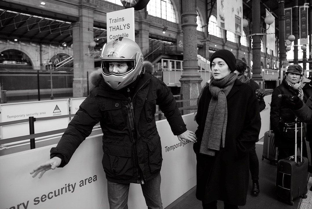 Guillaume Canet and Marion Cotillard in Rock'n Roll (2017)