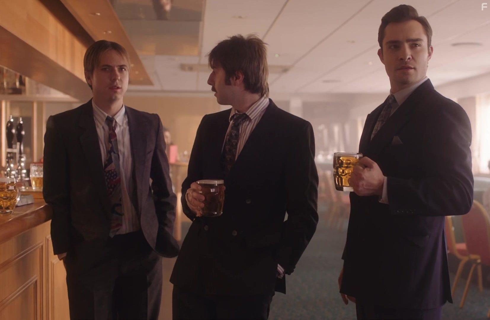 James Buckley, Ed Westwick, and Joe Thomas in White Gold (2017)