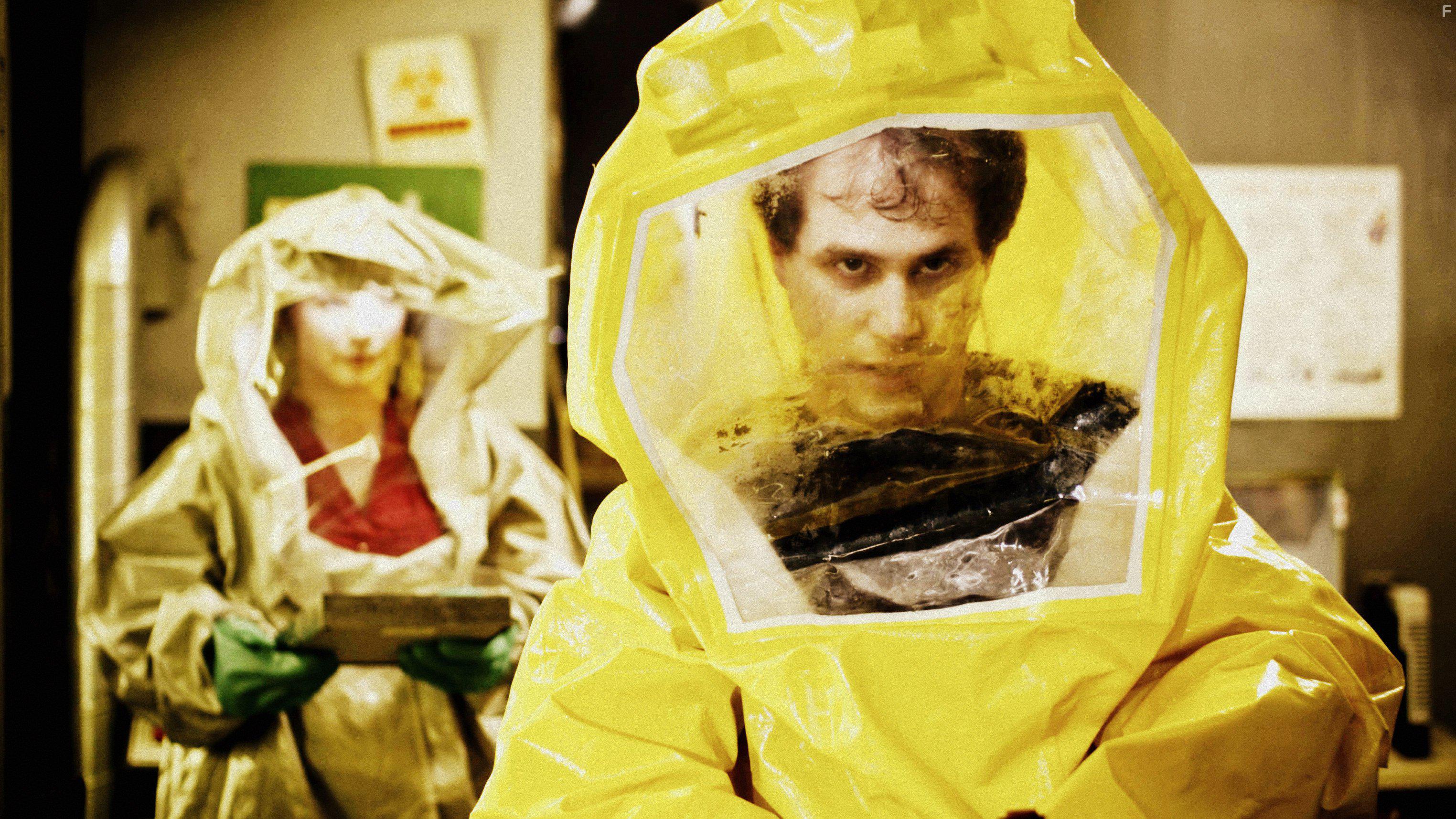 Michael Manasseri (Jim Crawley) and Jordan Trovillion (Evelyn) Lab scene. A Mosquito-Man