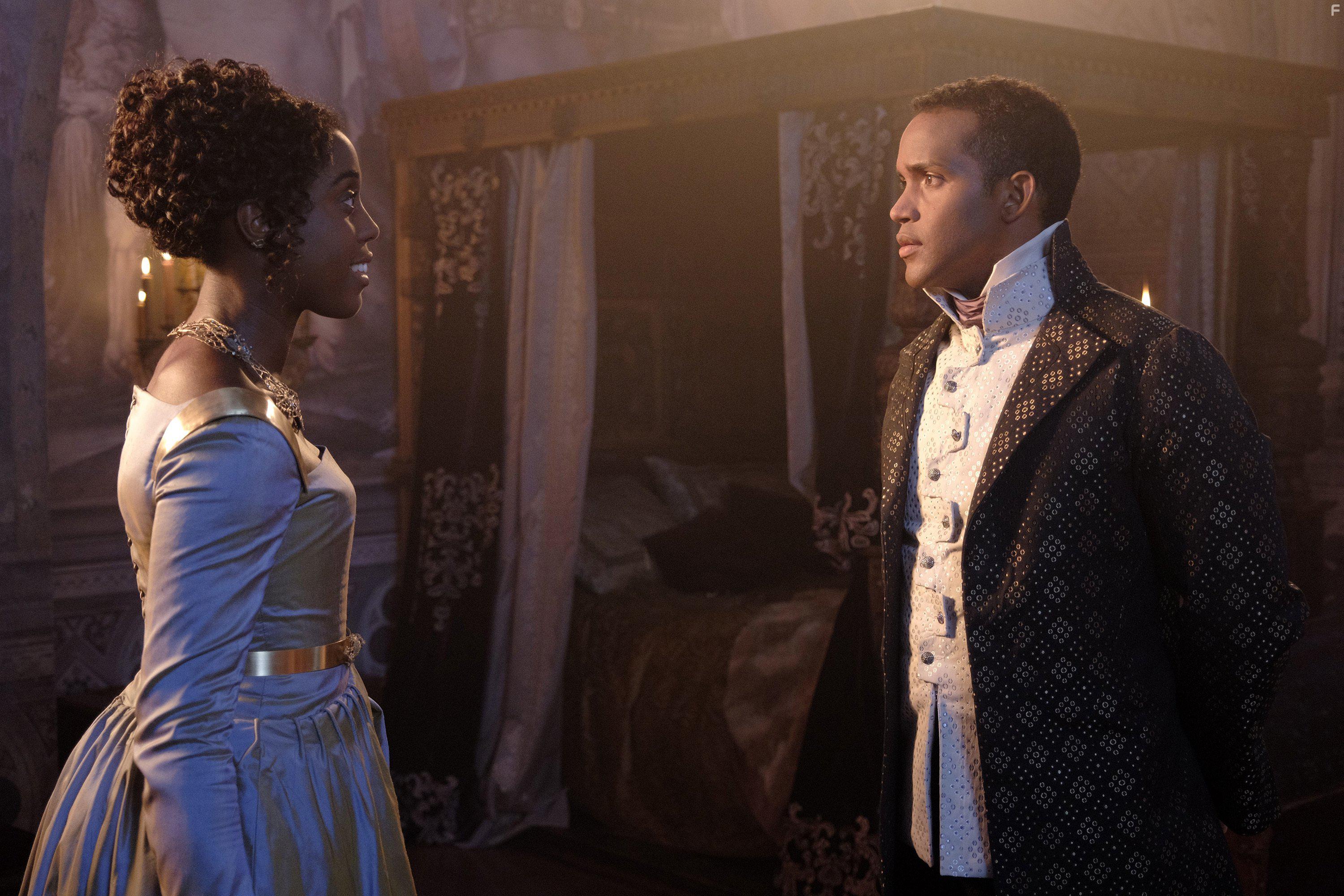 Sterling Sulieman and Lashana Lynch in Still Star-Crossed (2017)