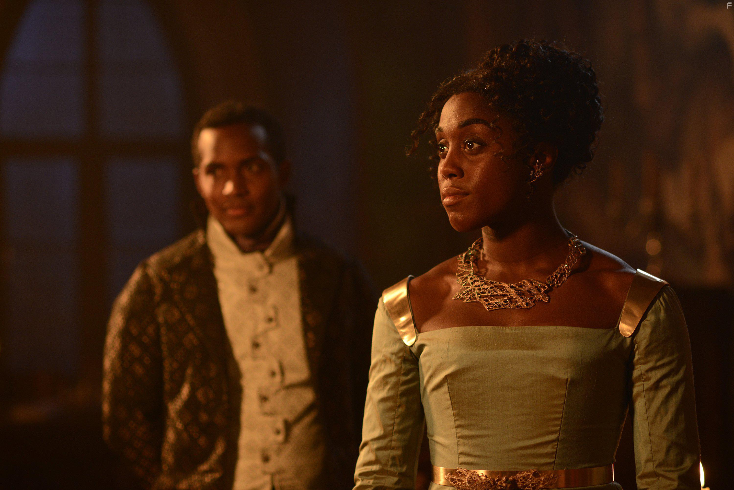Sterling Sulieman and Lashana Lynch in Still Star-Crossed (2017)
