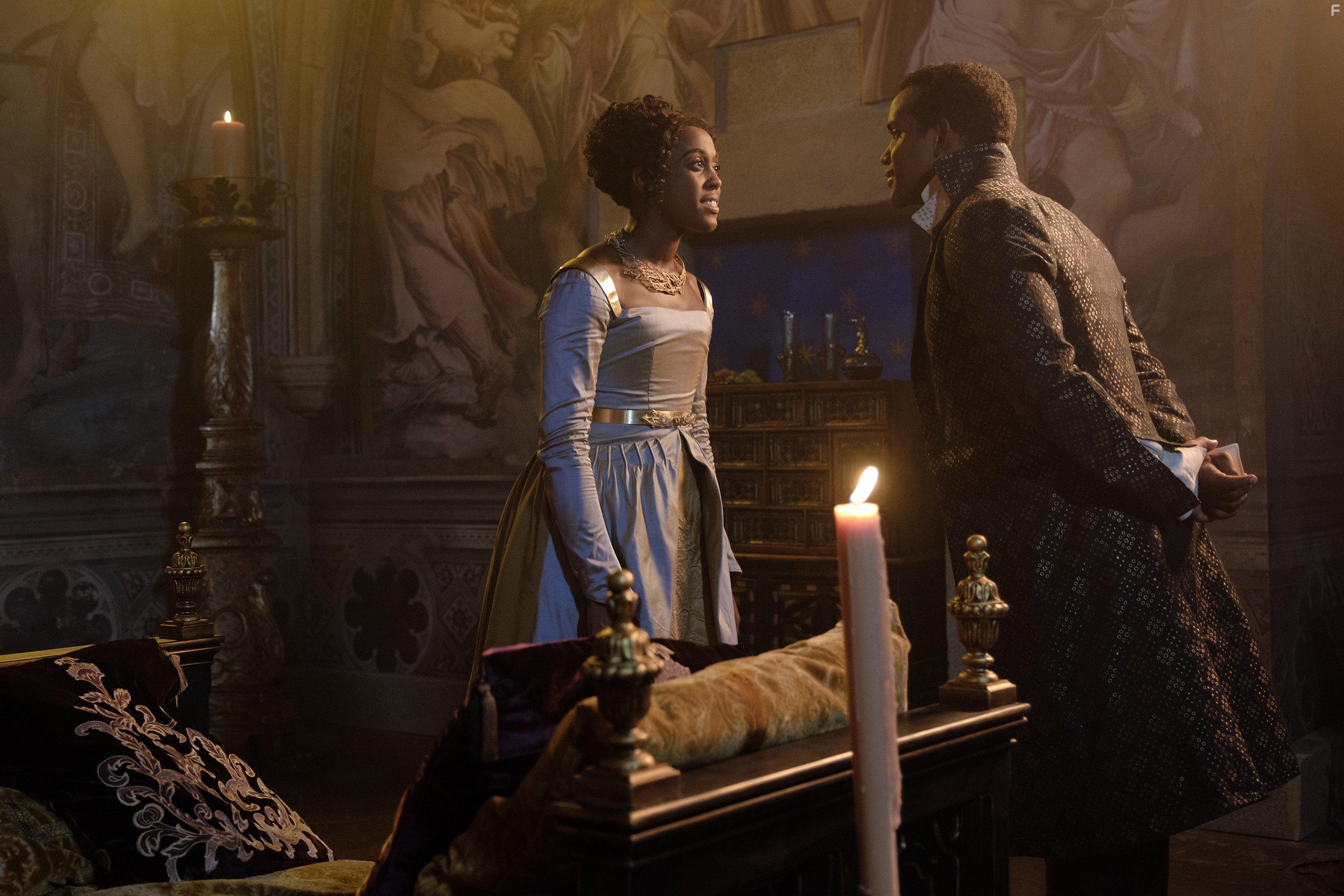 Sterling Sulieman and Lashana Lynch in Still Star-Crossed (2017)