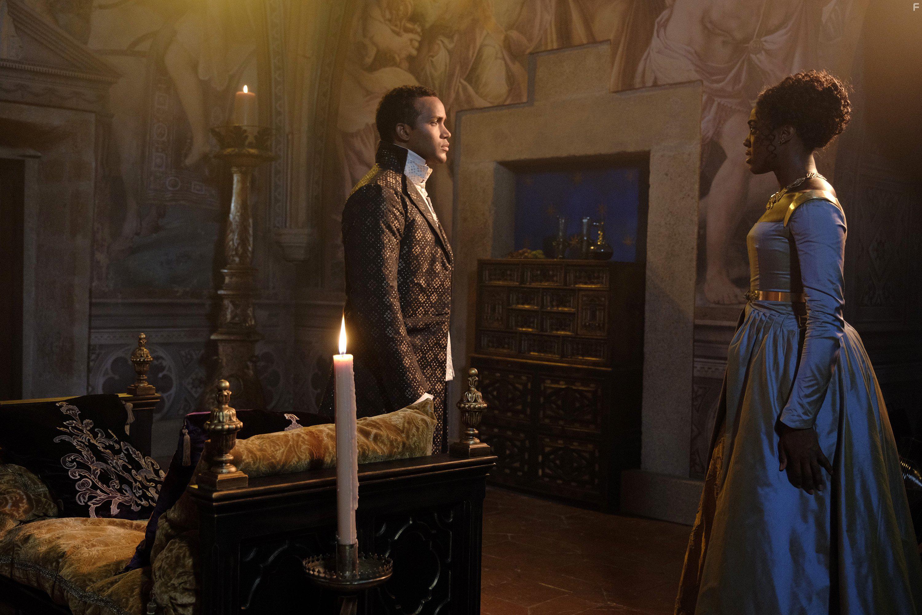 Sterling Sulieman and Lashana Lynch in Still Star-Crossed (2017)