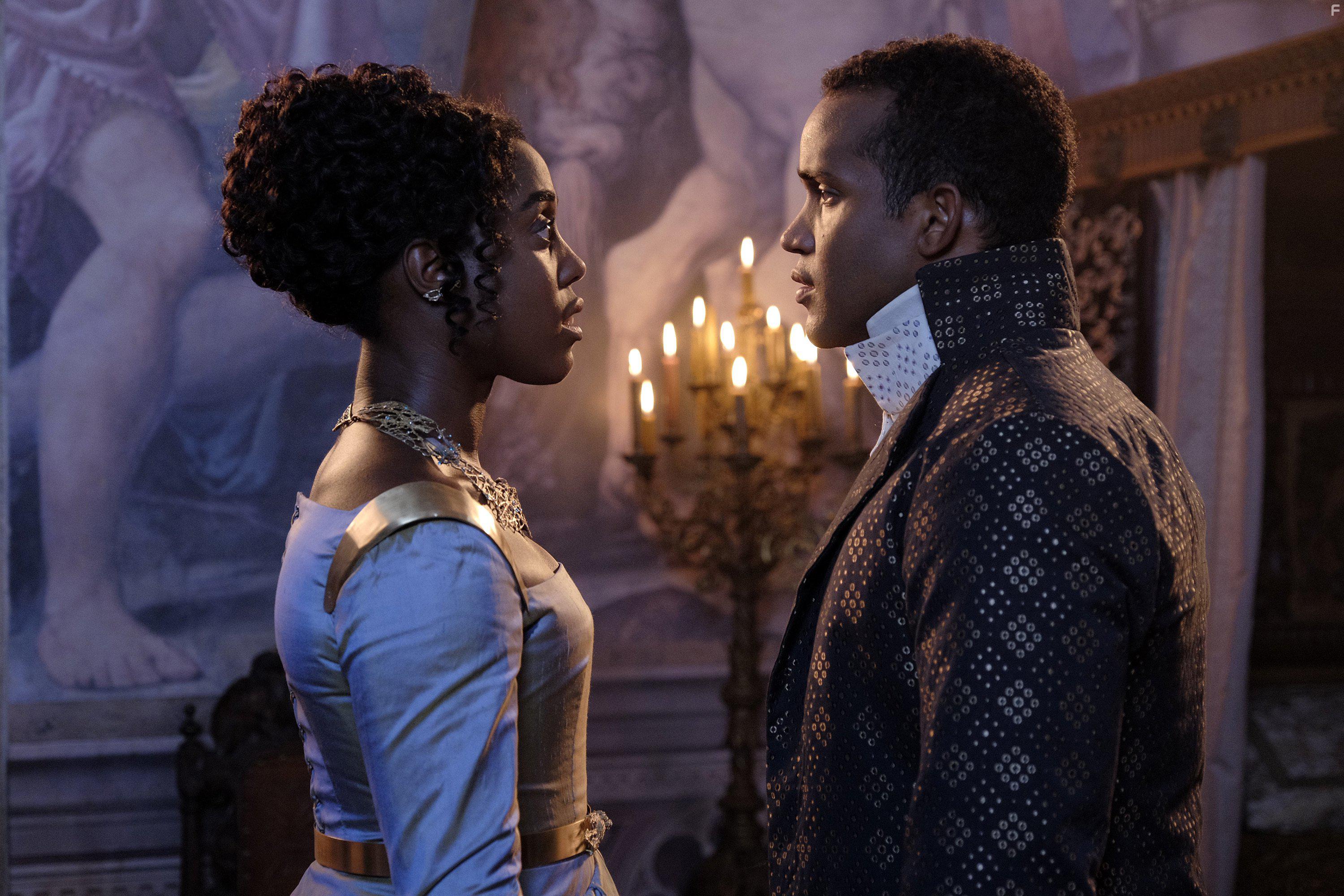Sterling Sulieman and Lashana Lynch in Still Star-Crossed (2017)