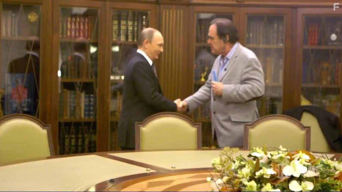 Oliver Stone and Vladimir Putin in The Putin Interviews (2017)