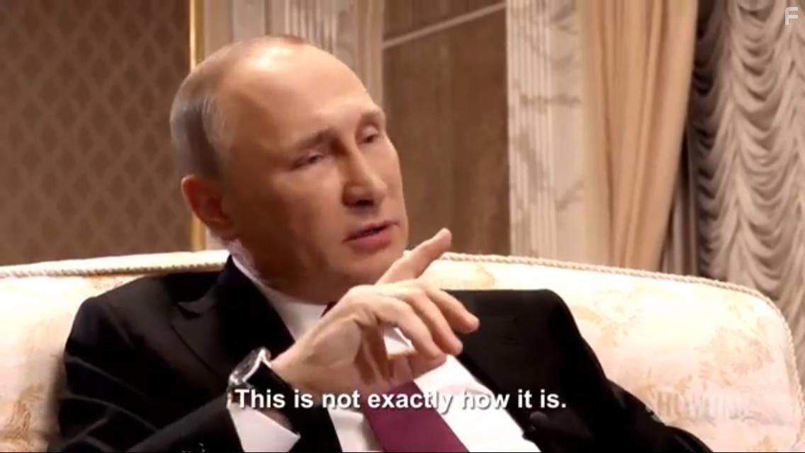 Vladimir Putin in The Putin Interviews (2017)