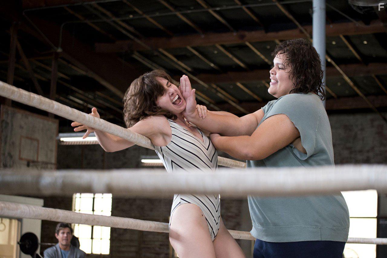 Alison Brie and Britney Young in GLOW (2017)