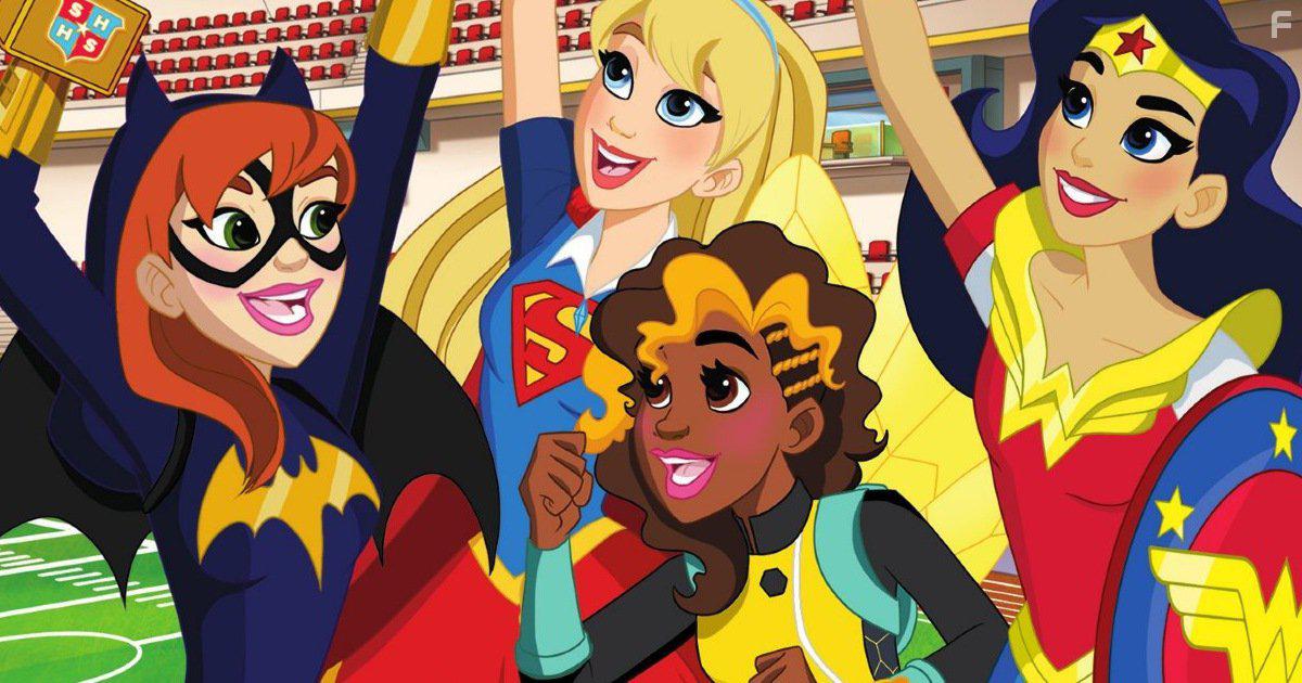 Maria Jose Estevez and Rebeca Aponte in DC Super Hero Girls: Intergalactic Games (2017)