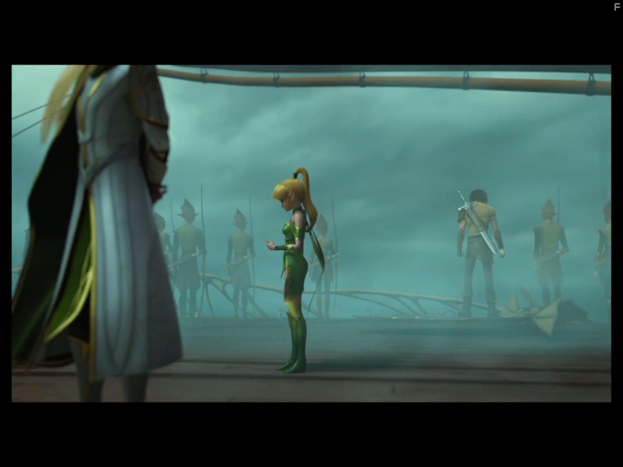 Ashley Boettcher and Ryan Potter in Throne of Elves (2016)