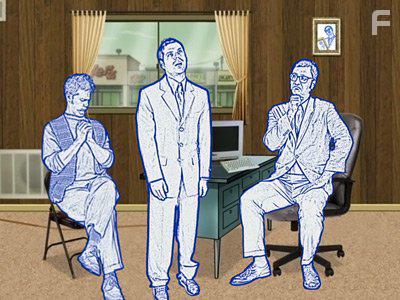 Michael Ian Black, Tim Heidecker, and Eric Wareheim in Tom Goes to the Mayor (2004)