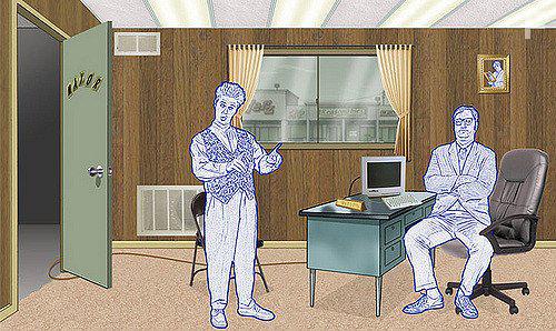 Tim Heidecker and Eric Wareheim in Tom Goes to the Mayor (2004)