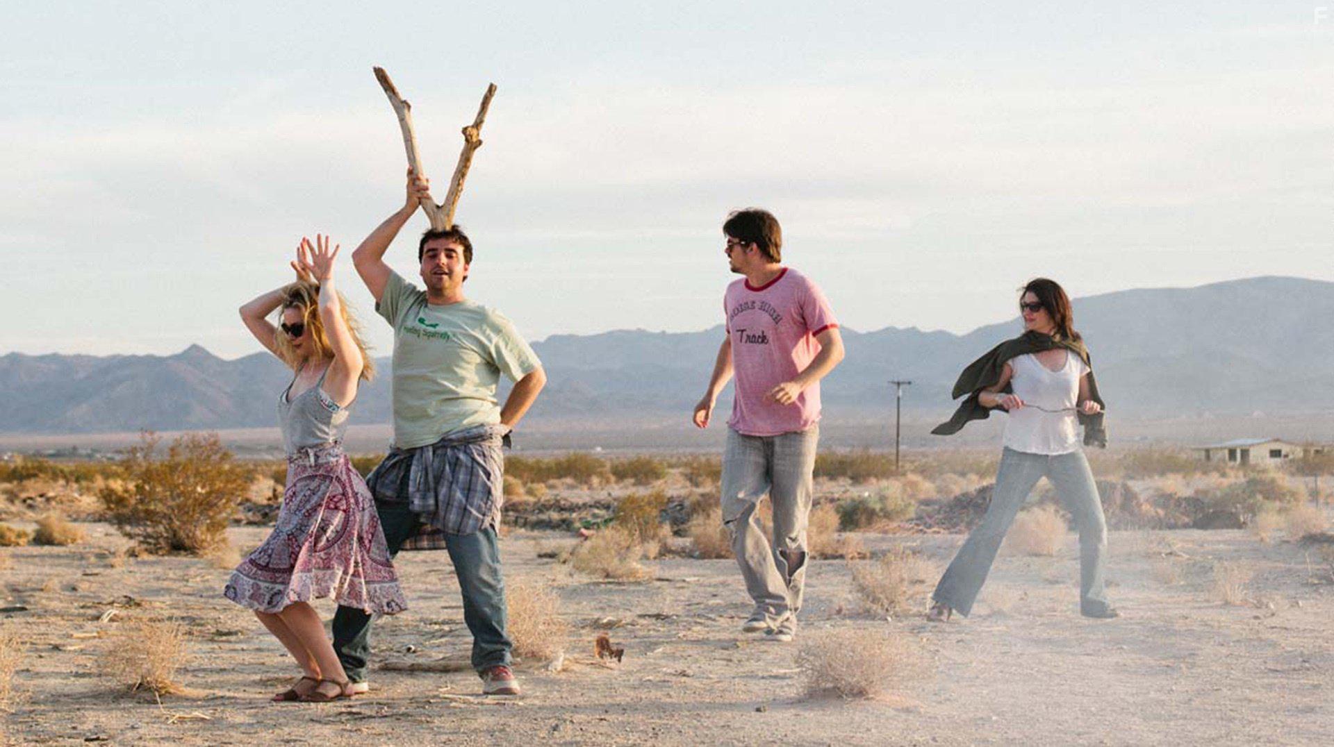 Melanie Lynskey, David Krumholtz, Jason Ritter, and Gillian Jacobs in Teddy Bears (2013)