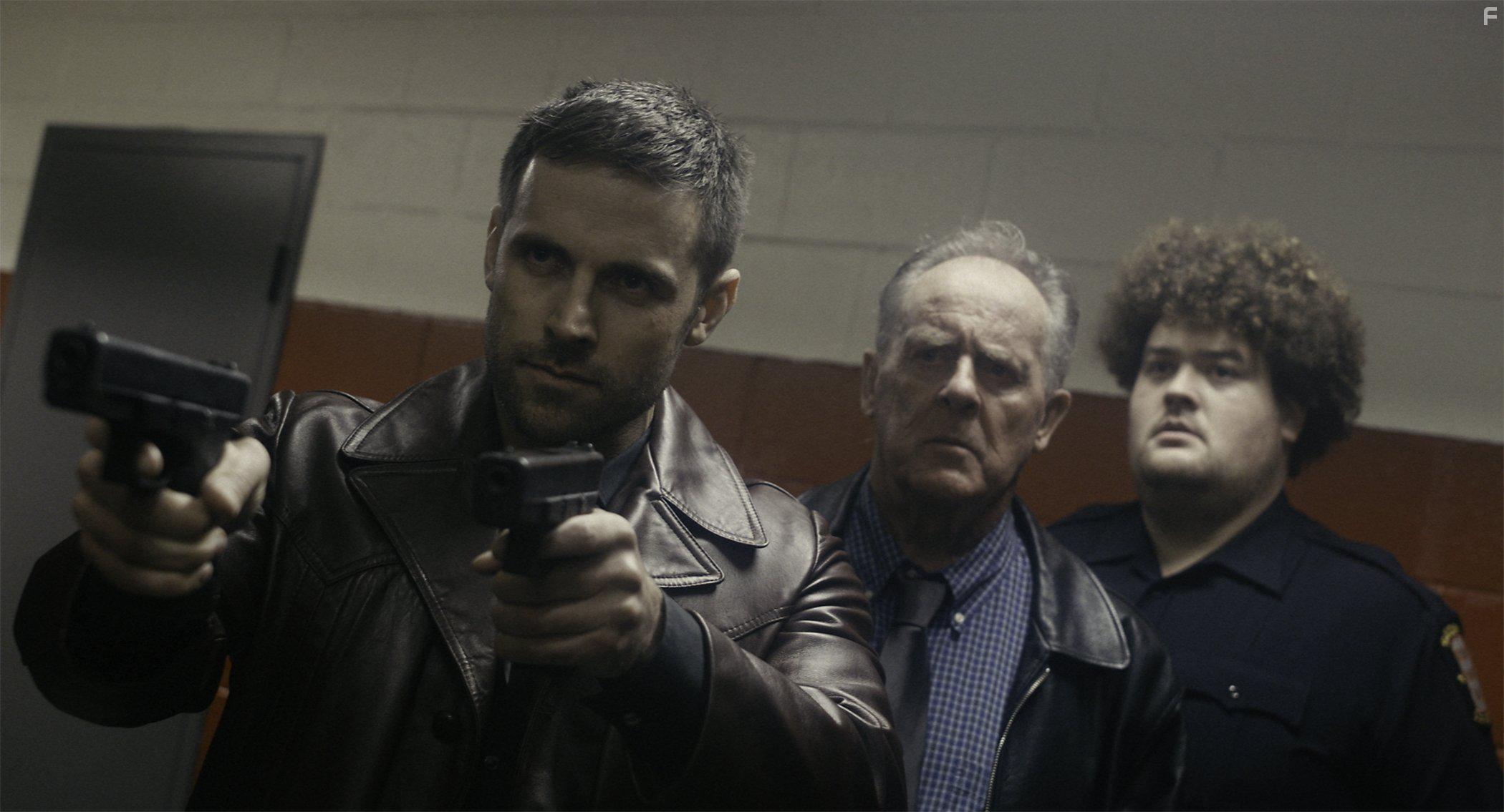 Peter MacNeill, Dylan Bruce, and Rob Ramsay in First Round Down (2016)