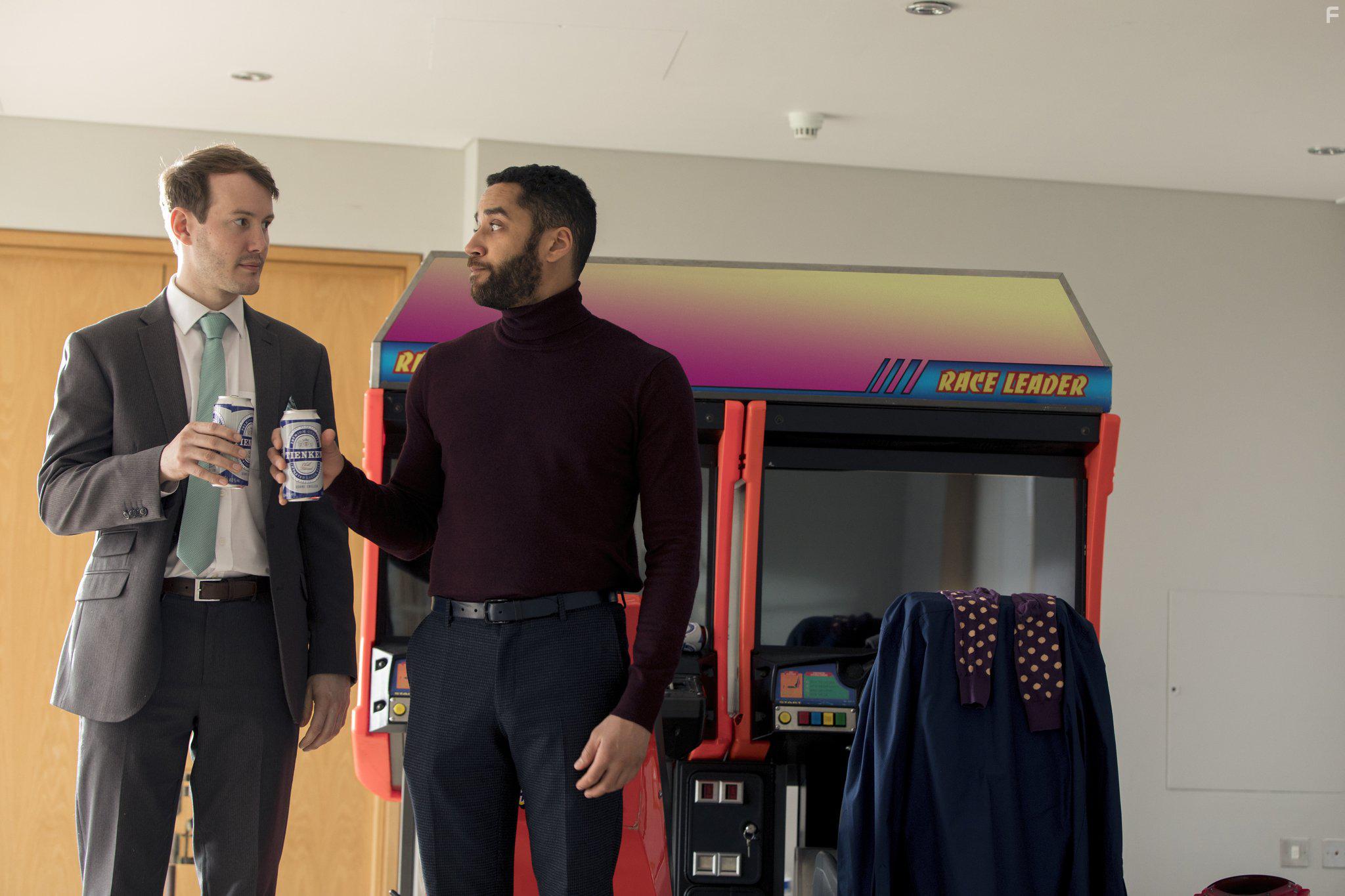 Samuel Anderson and Jonny Sweet in Loaded (2017)