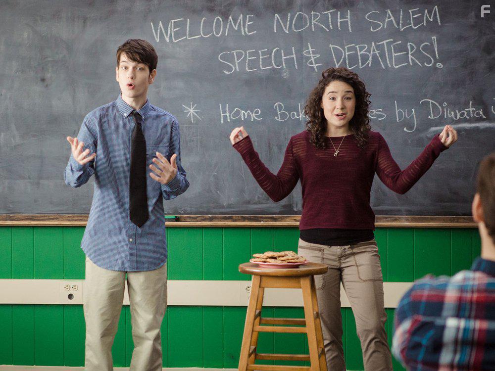 Liam James and Sarah Steele in Speech & Debate (2017)