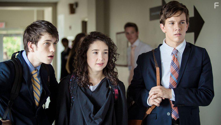 Liam James, Sarah Steele, and Austin P. McKenzie in Speech & Debate (2017)