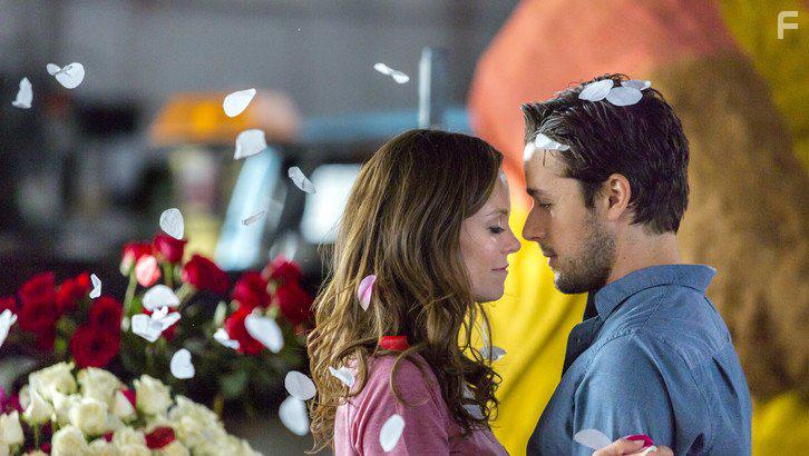 Rachel Boston and Marc Bendavid in A Rose for Christmas (2017)