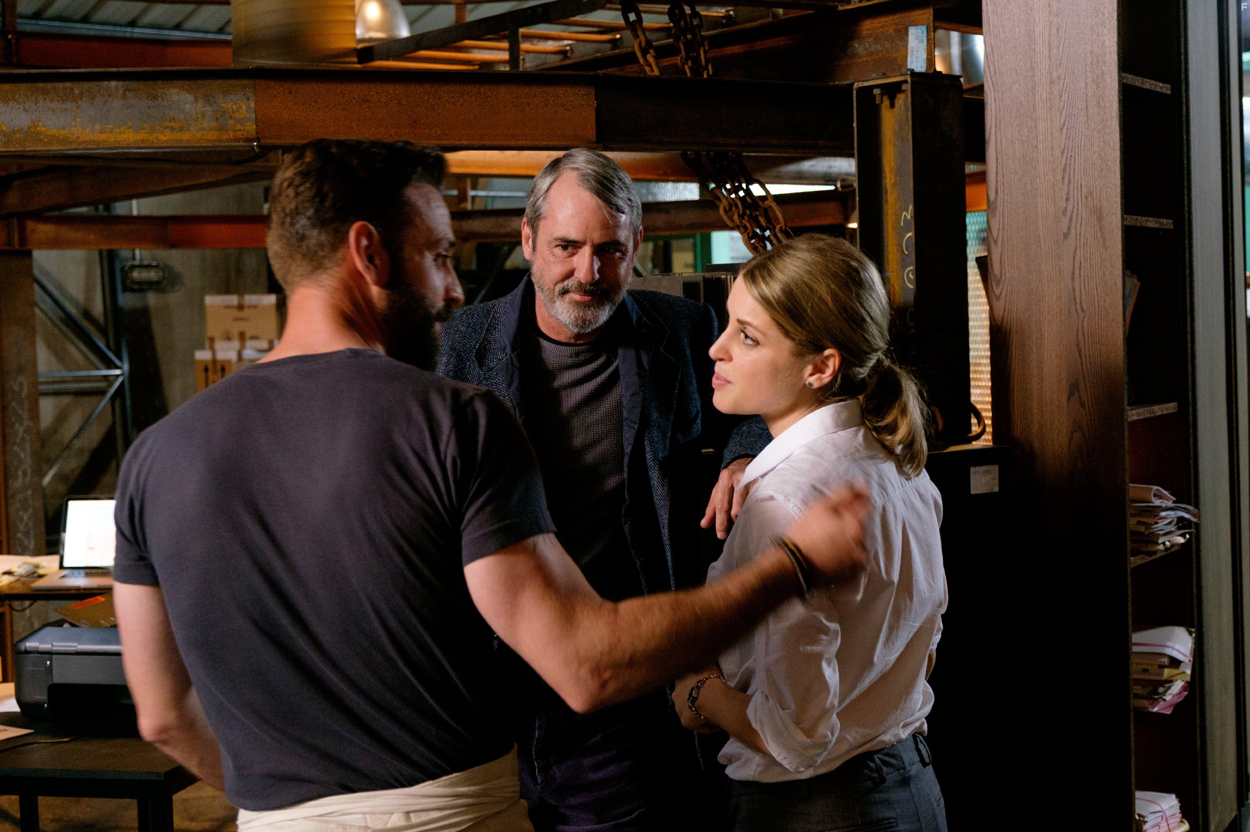 Neil Morrissey, Amy Huberman, and Brahm Gallagher in Striking Out (2017)