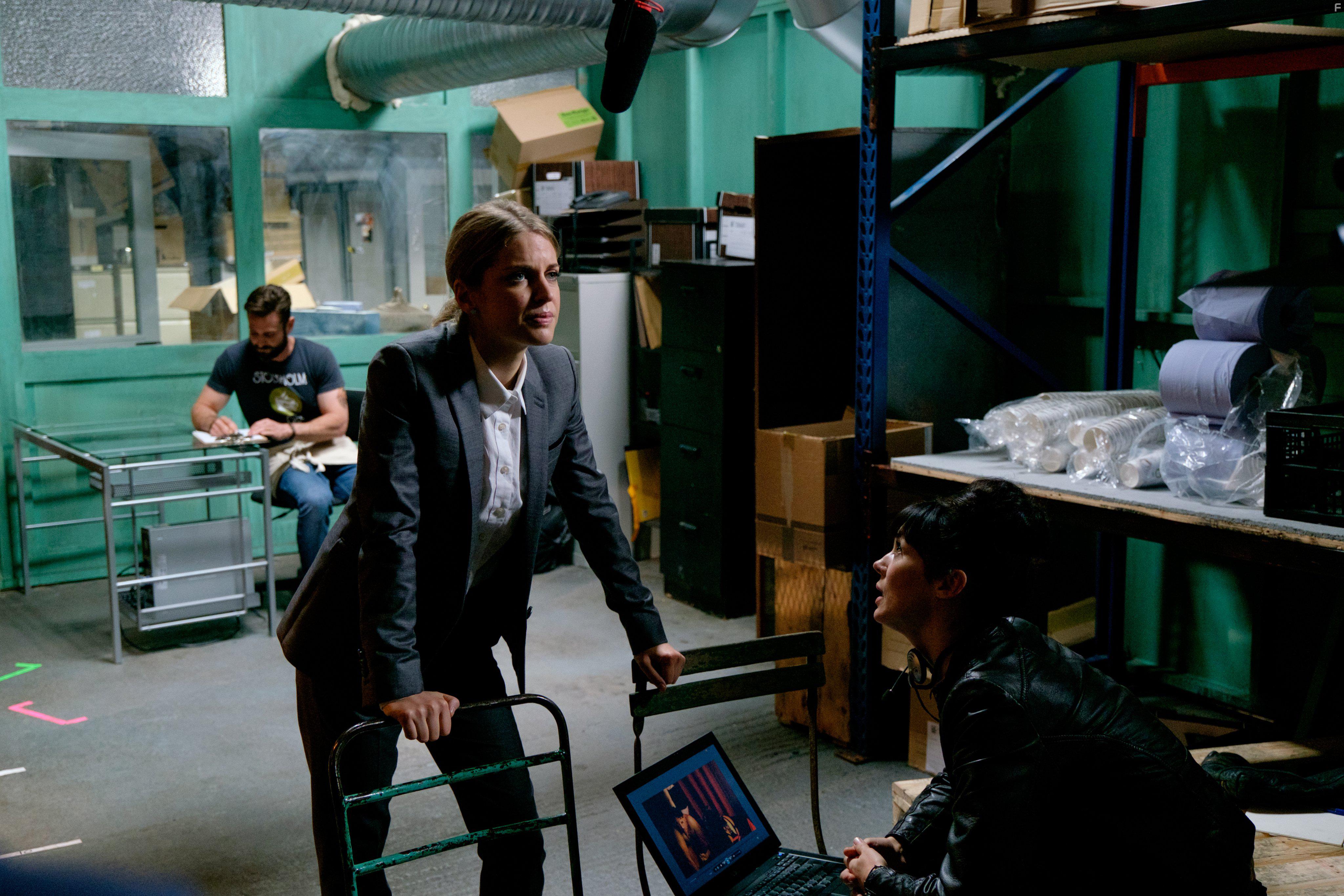 Fiona O'Shaughnessy, Amy Huberman, and Brahm Gallagher in Striking Out (2017)