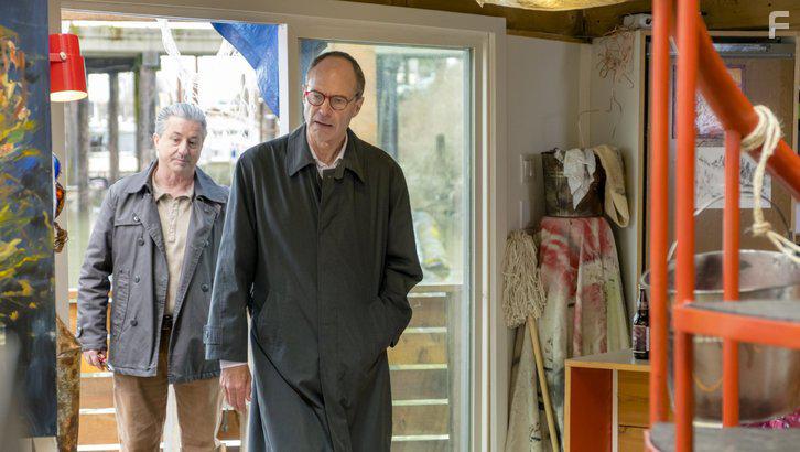 Keith MacKechnie and Malcolm Stewart in The Art of Us (2017)