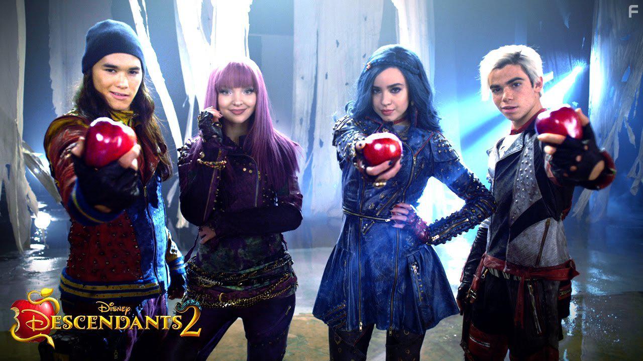 Booboo Stewart, Cameron Boyce, Dove Cameron, and Sofia Carson in Descendants 2 (2017)