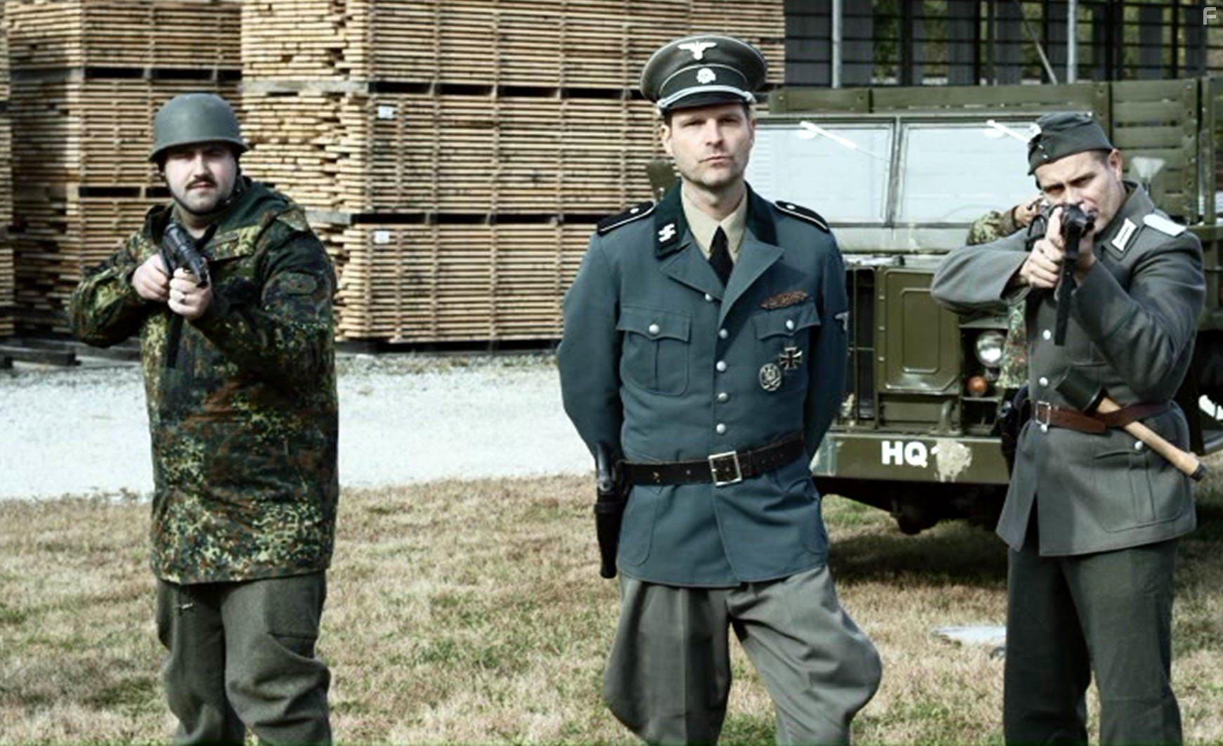 Michael Wouters, Jerry L. Beasley, and Dylan Howe in Operation Dunkirk (2017)