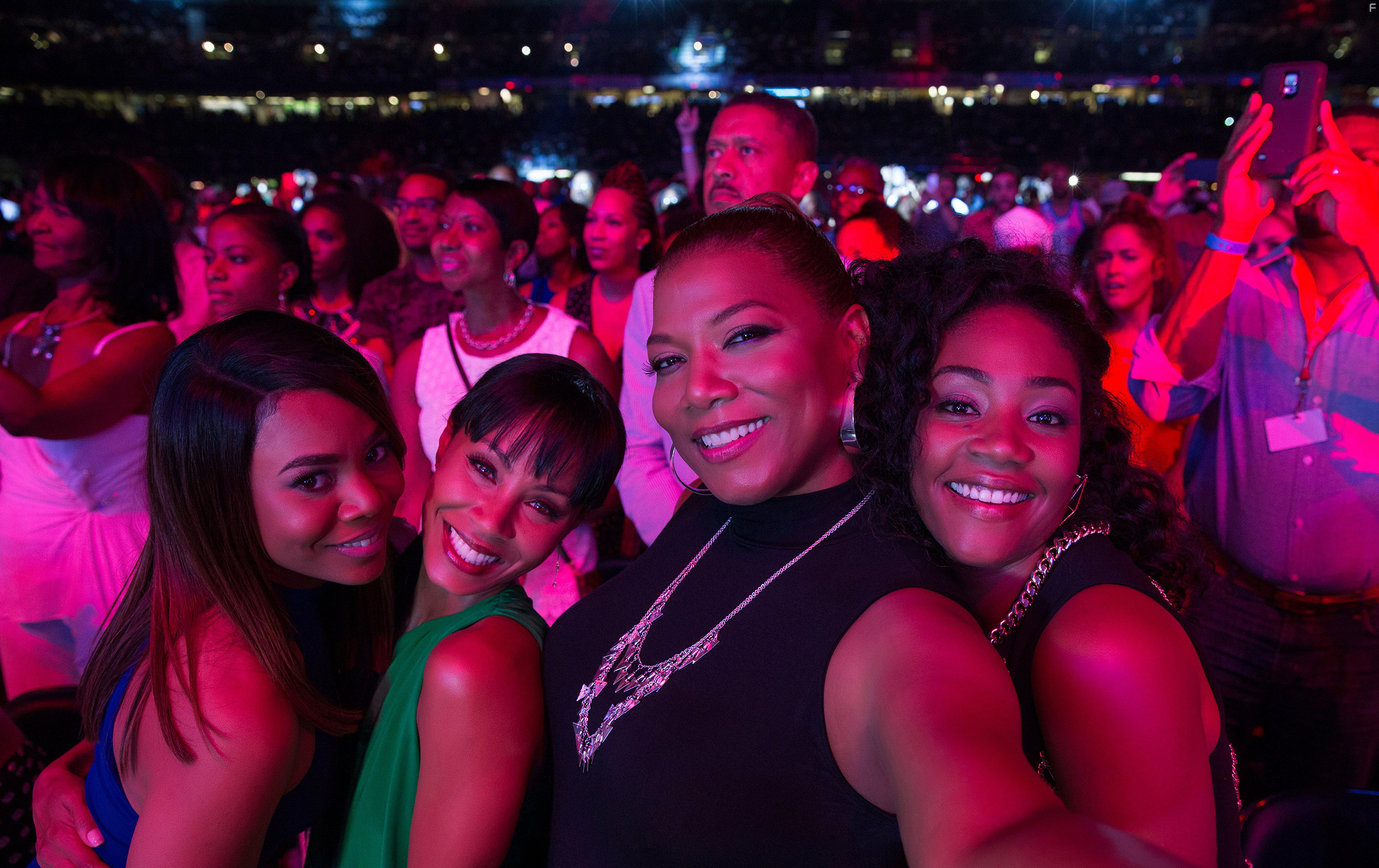 Jada Pinkett Smith, Queen Latifah, Regina Hall, and Tiffany Haddish in Girls Trip (2017)