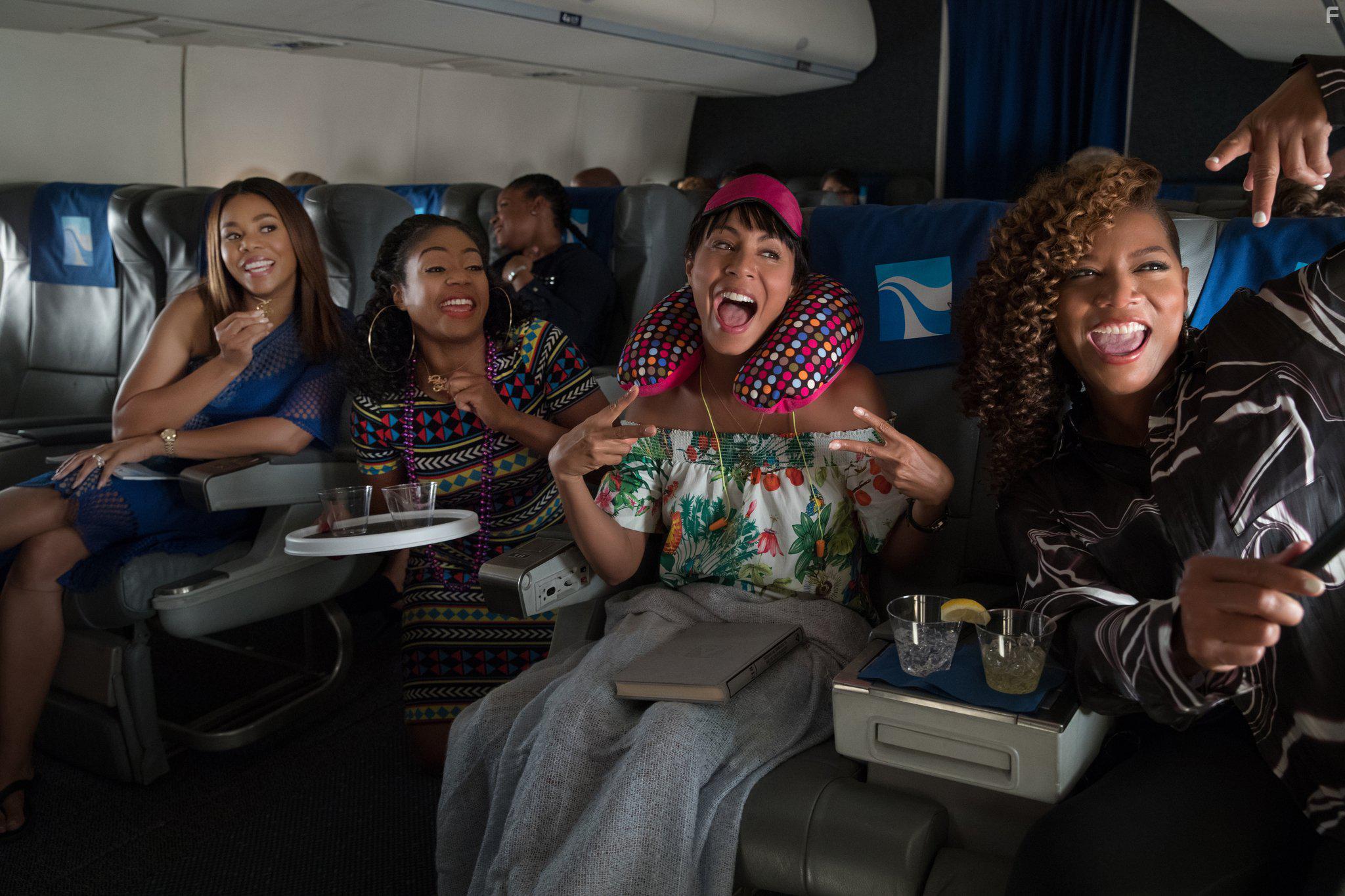 Jada Pinkett Smith, Queen Latifah, Regina Hall, and Tiffany Haddish in Girls Trip (2017)