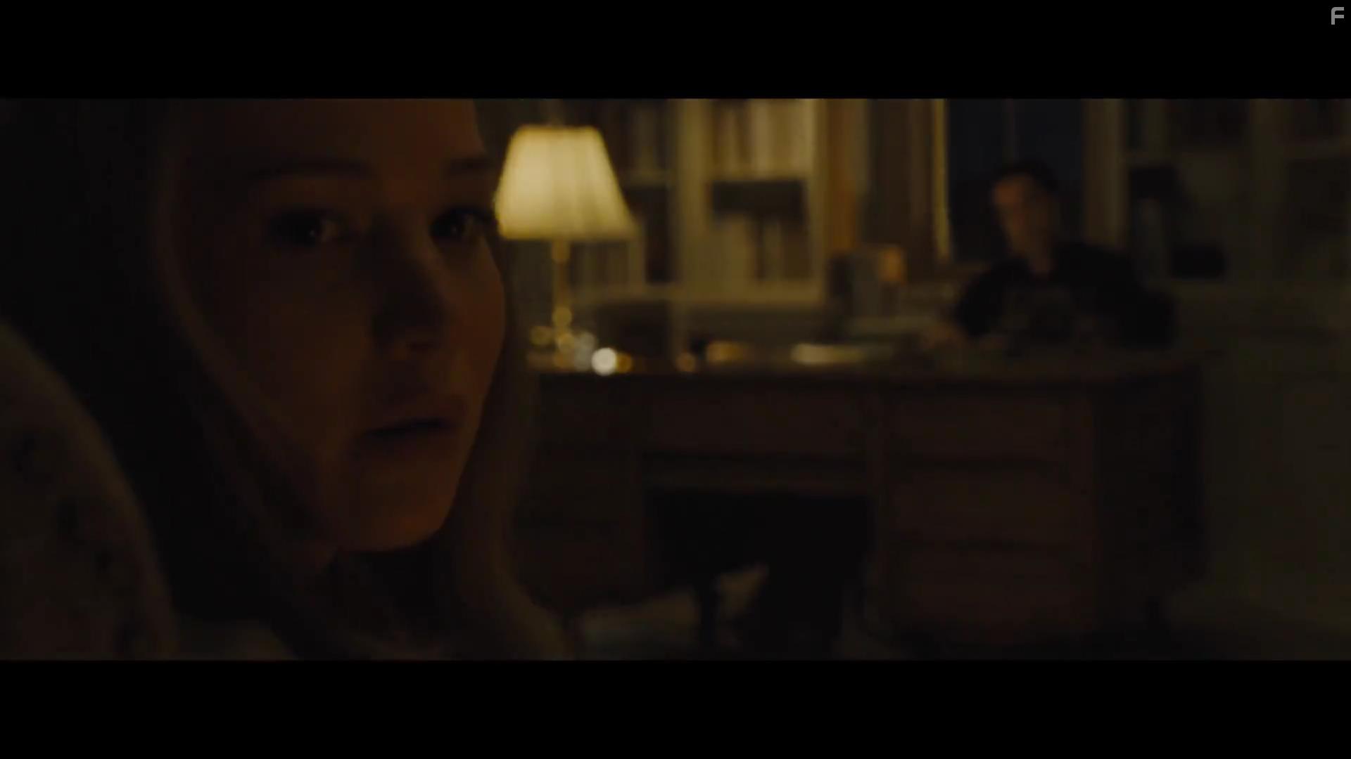 Javier Bardem and Jennifer Lawrence in Mother! (2017)