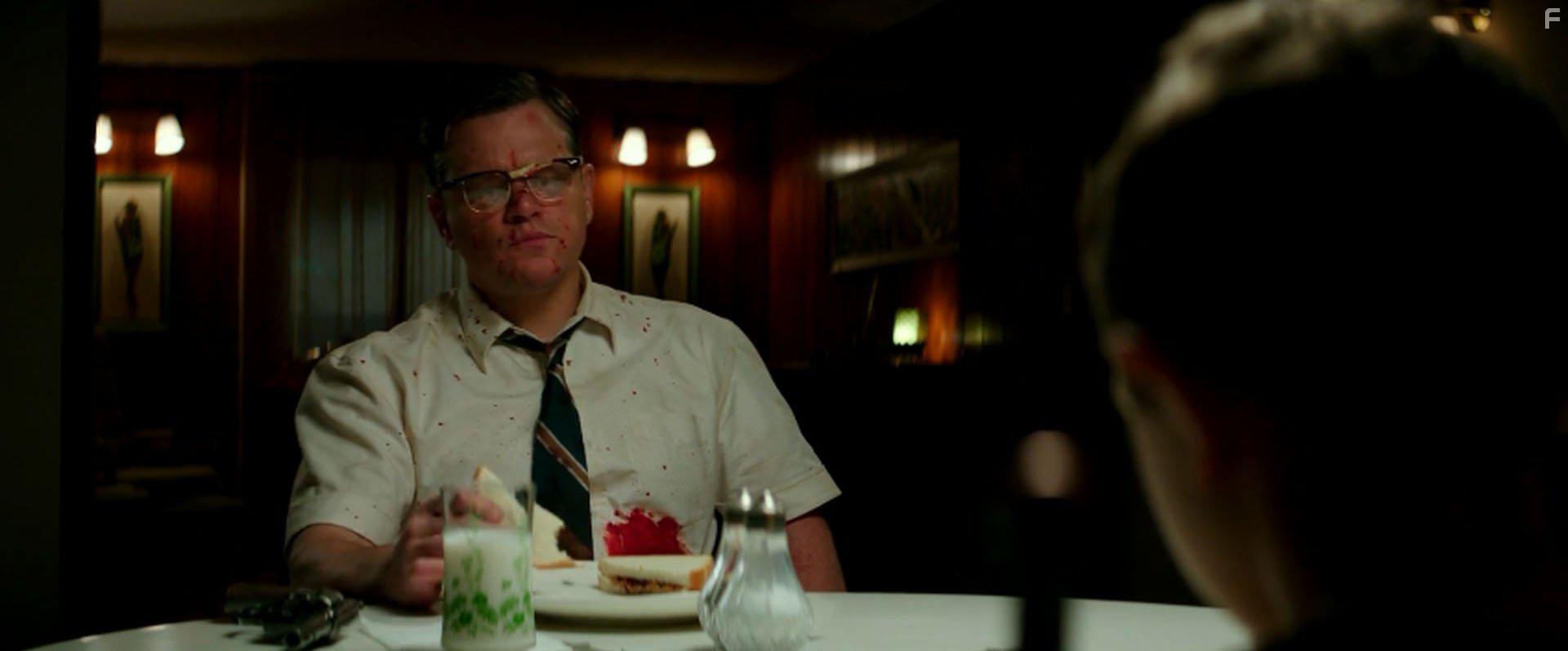 Matt Damon and Noah Jupe in Suburbicon (2017)