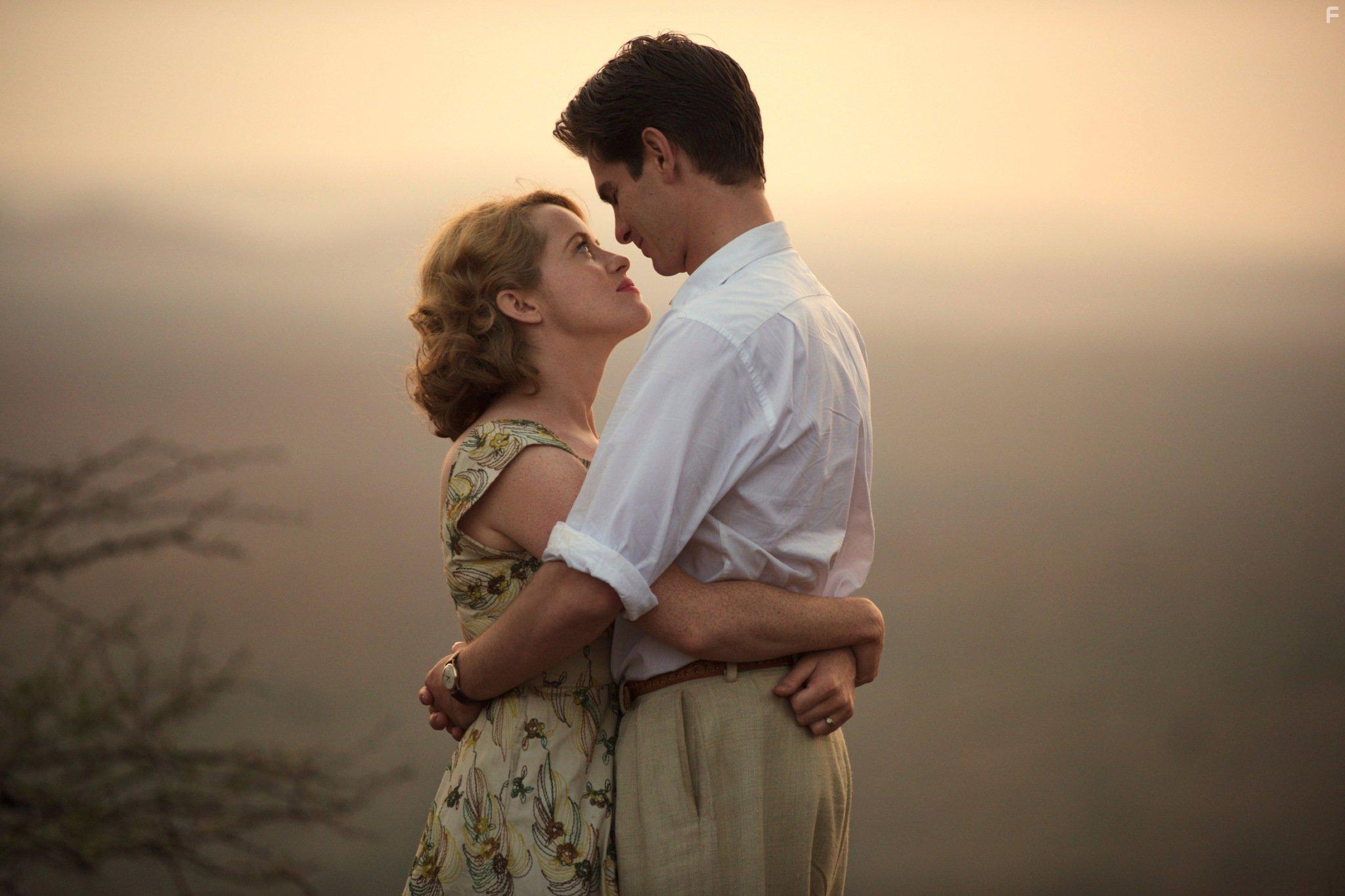 Andrew Garfield and Claire Foy in Breathe (2017)