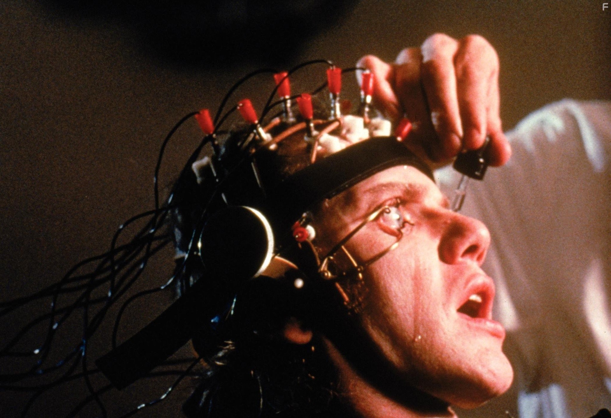 Malcolm McDowell, Warren Clarke, Paul Farrell, James Marcus, and Michael Tarn in Заводной апельсин (1971)