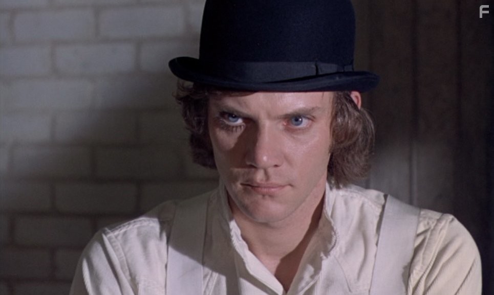 Malcolm McDowell in Заводной апельсин (1971)