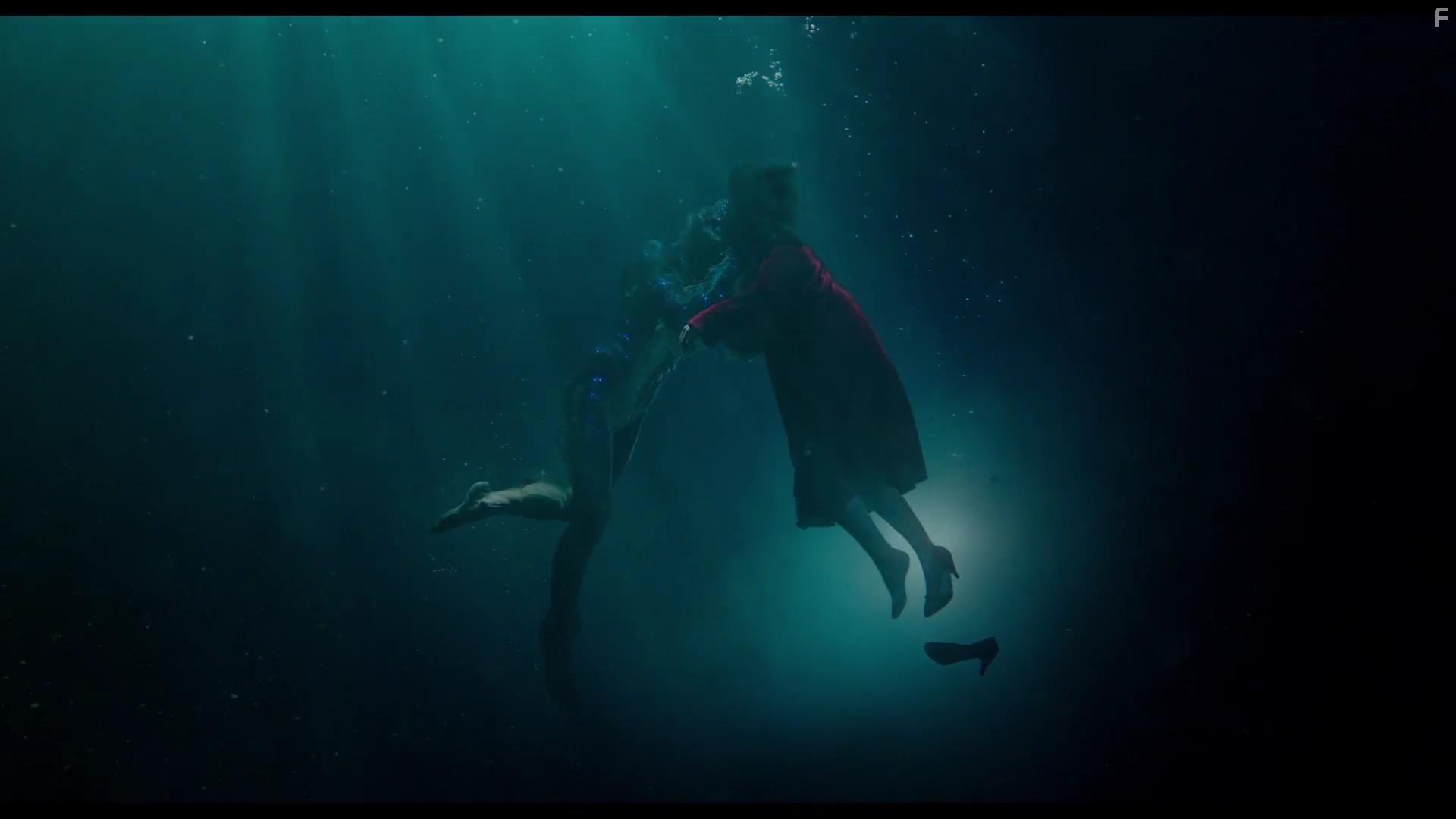 Doug Jones and Sally Hawkins in The Shape of Water (2017)