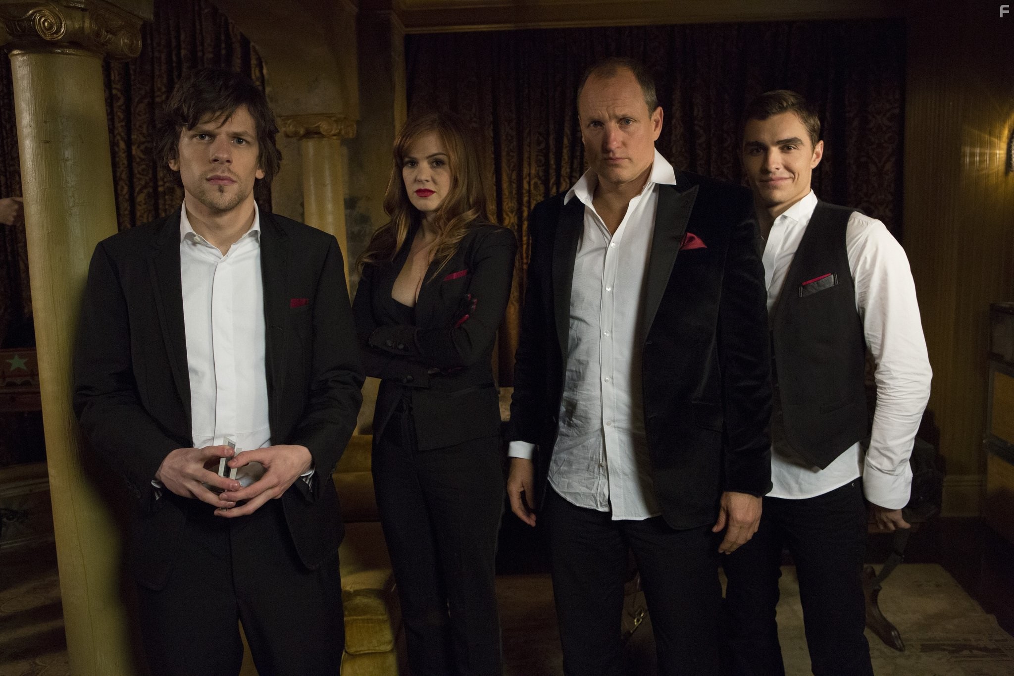 Woody Harrelson, Jesse Eisenberg, Isla Fisher, and Dave Franco in Иллюзия обмана (2013)
