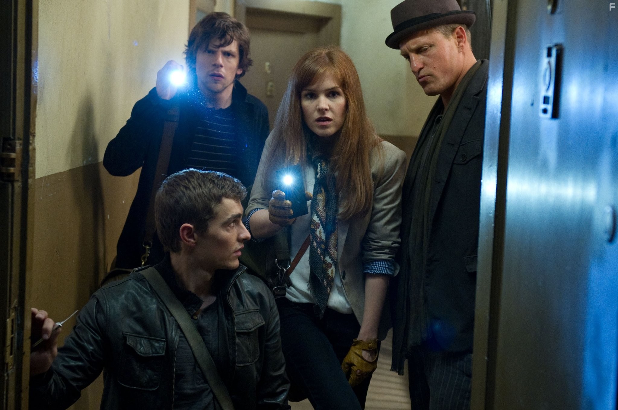 Woody Harrelson, Jesse Eisenberg, Isla Fisher, and Dave Franco in Иллюзия обмана (2013)