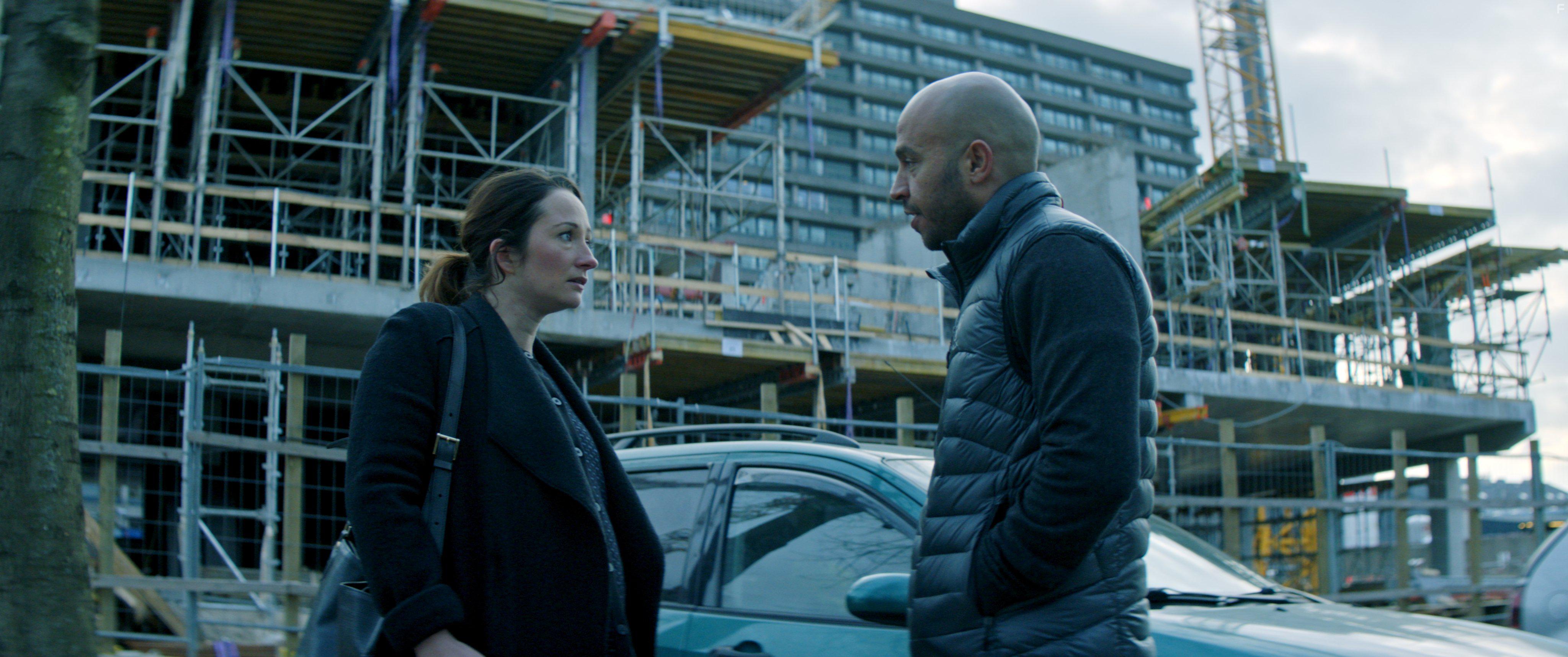 Stine Fischer Christensen and Dar Salim in Underverden (2017)