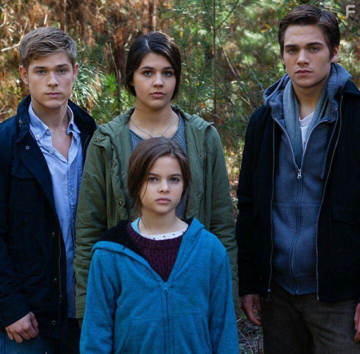 Amber Frank, Mason Dye, and Keely Wilson in Left Behind: Vanished: Next Generation (2016)