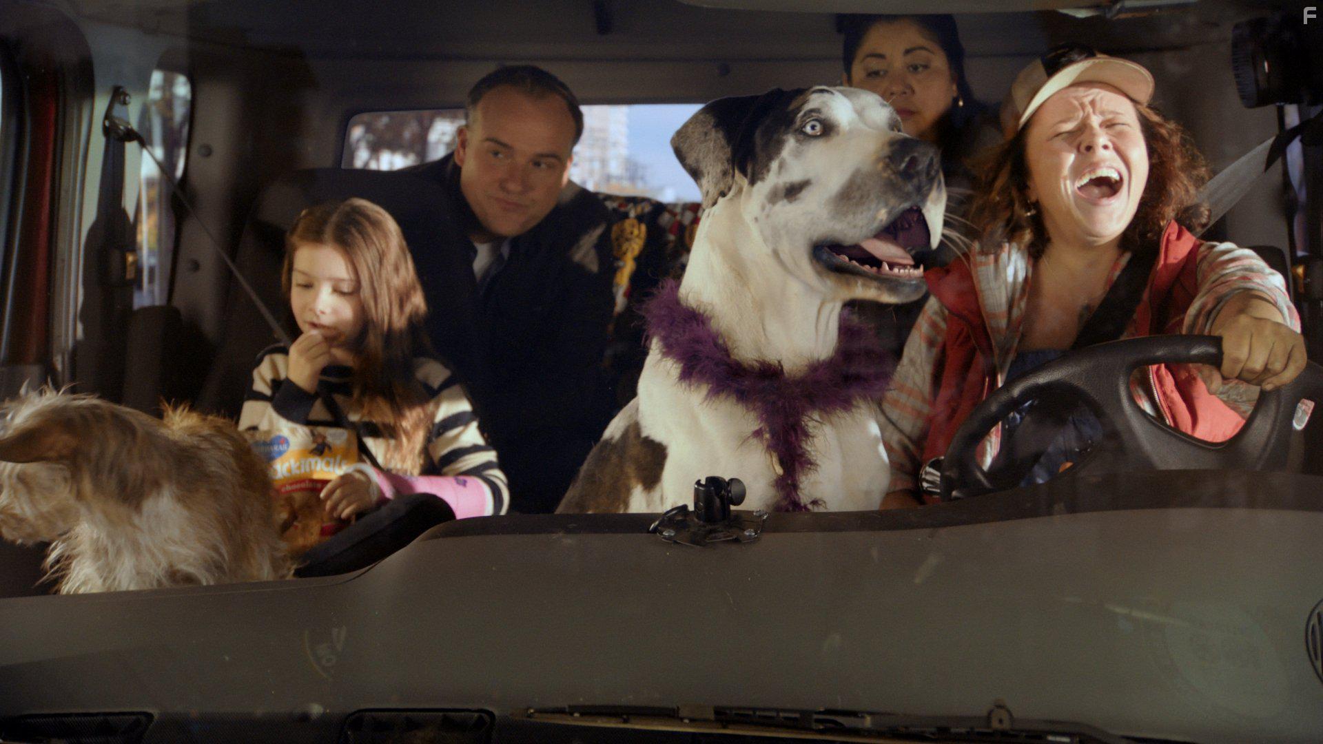 Chris Coppola, David DeLuise, Carla Jimenez, and Makenzie Moss in Pup Star (2016)