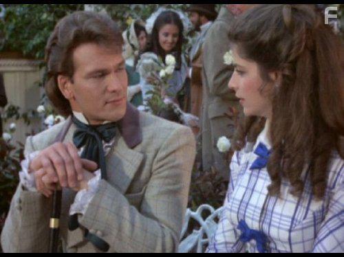 Kirstie Alley and Patrick Swayze in North and South (1985)