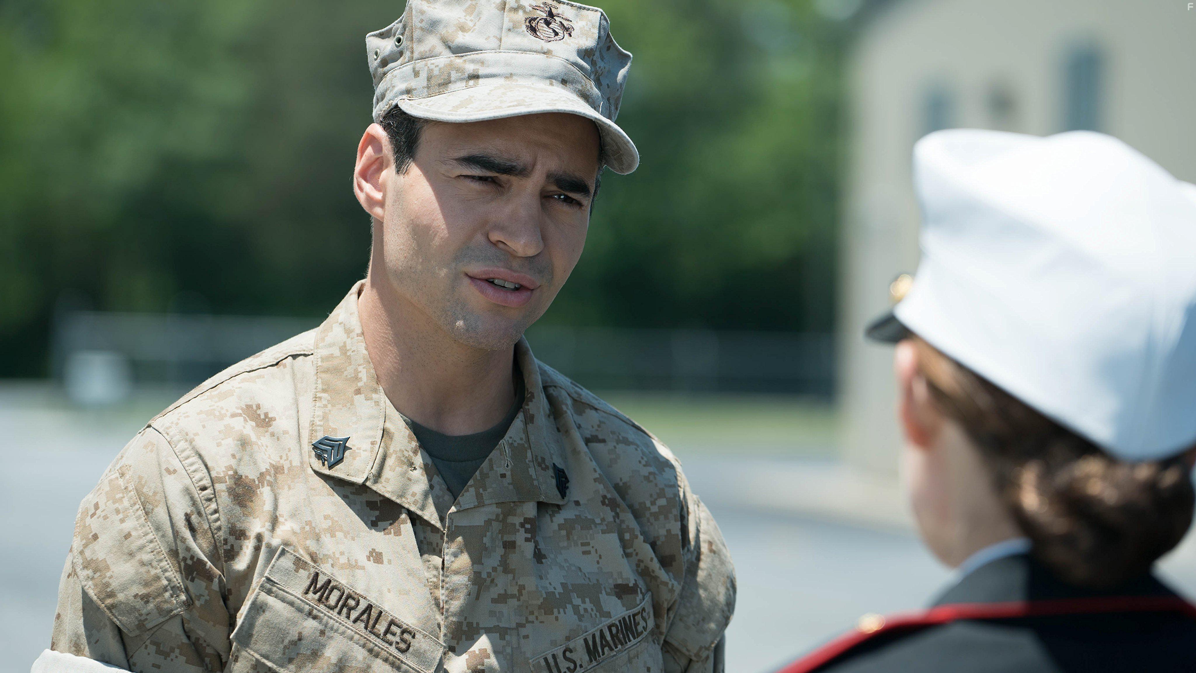 Ramon Rodriguez and Jacob Yakob in Megan Leavey (2017)