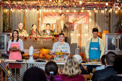 Julie Gonzalo and Eric Aragon in Pumpkin Pie Wars (2016)