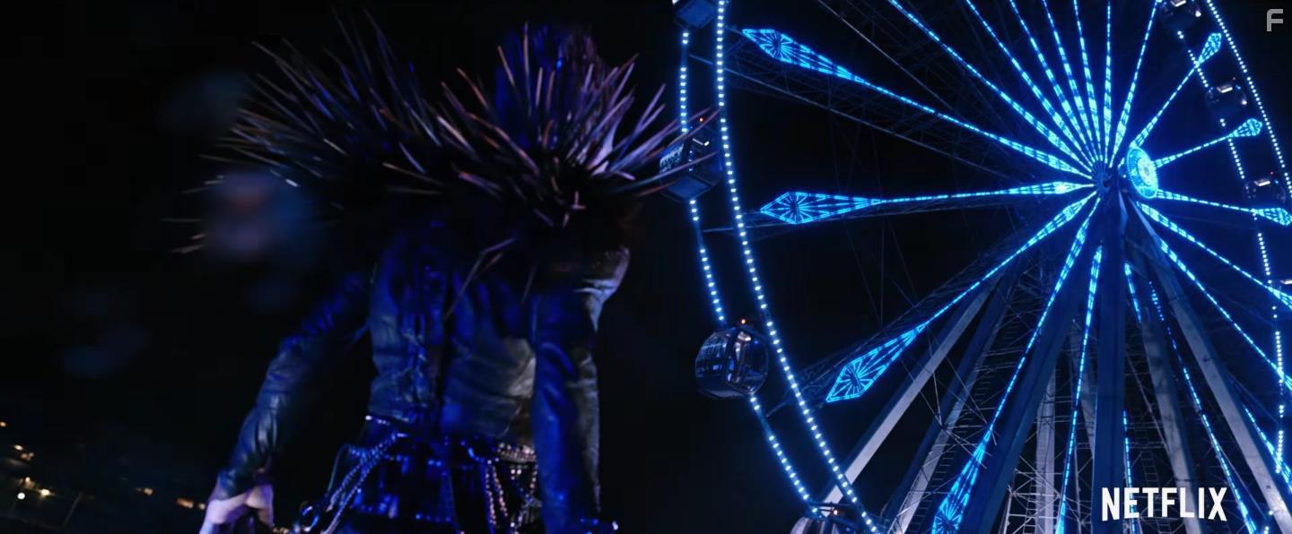 Willem Dafoe and Jason Liles in Death Note (2017)