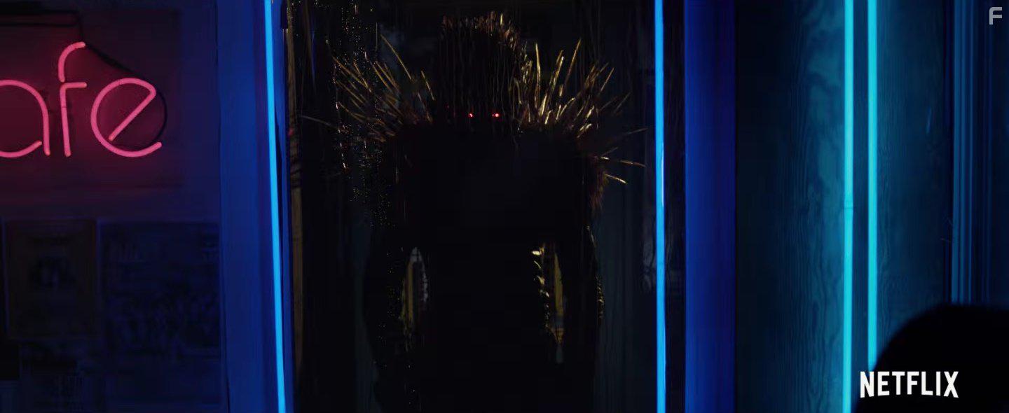 Willem Dafoe and Jason Liles in Death Note (2017)